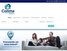 Tablet Screenshot of colimaimoveis.com.br
